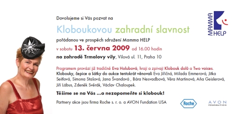 Mamma Help - Klobouková zahradní slavnost