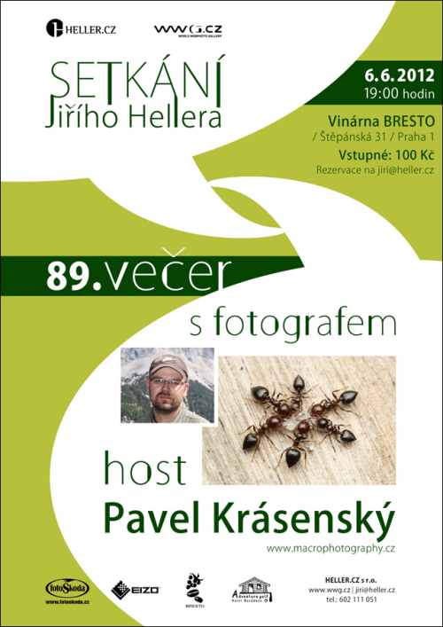 Večer s fotografem - Pavel Krásenský - makrofotografie