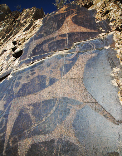 Foto: &copy; Pavel Lisý, Skalní umění a život kočovníků Střední Asie