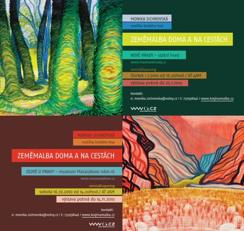 Monika Sichrovská - Zeměmalba doma i na cestách - Malířka českého lesa