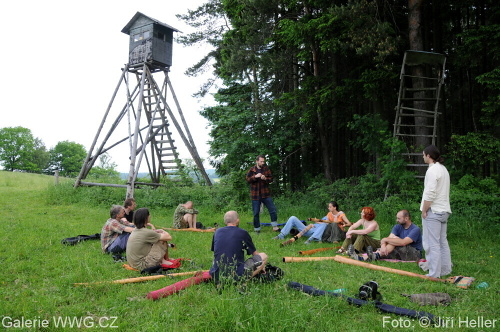 Ondřej Smeykal - Zdoňov 2010 - výuka hry na didgeridoo