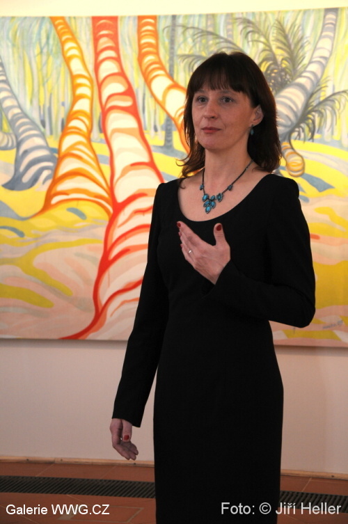 Monika Sichrovská - Zeměmalba doma i na cestách, foto. &copy; Jiří Heller