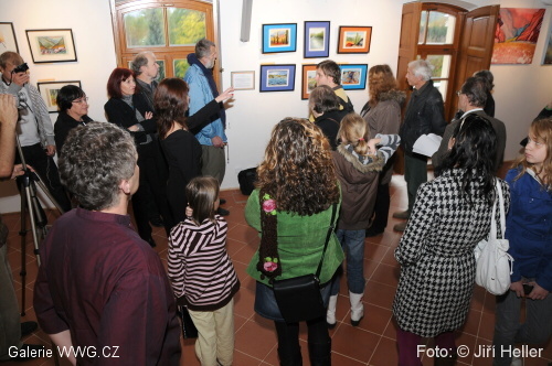 Monika Sichrovská - Zeměmalba doma i na cestách, foto. &copy; Jiří Heller