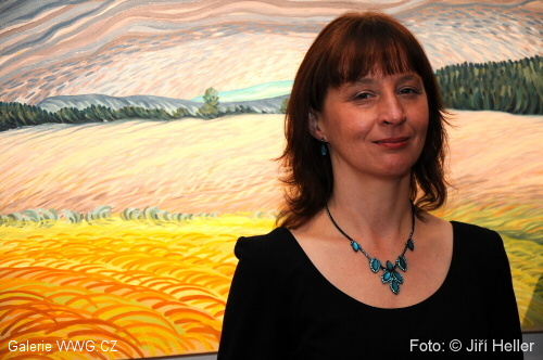 Monika Sichrovská - Zeměmalba doma i na cestách, foto. &copy; Jiří Heller