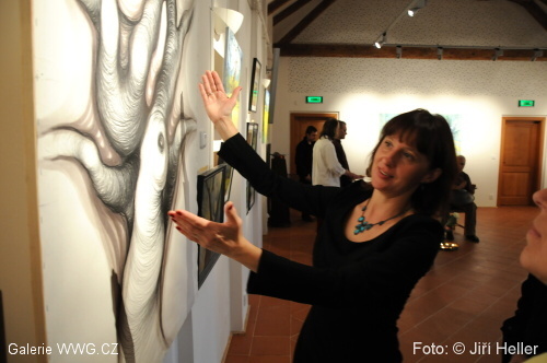 Monika Sichrovská - Zeměmalba doma i na cestách, foto. &copy; Jiří Heller