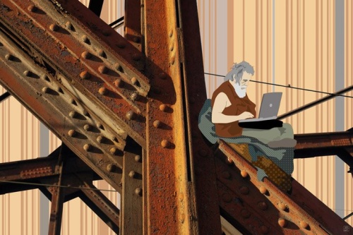 Foto: &copy; Pavel Dufek a Petr Šálek - Železniční most