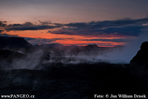 PANGEO TOURS - Foto: &copy; Jan William Drnek - Západ slunce, Leirhnjúkur, Island