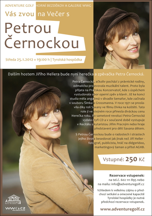 Petra Černocká - zpěvačka, herečka