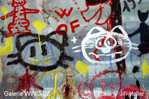 Praha zmalovaná 1988 - 1992, foto: © Jiří Heller Praha zmalovaná 1988 - 1992, foto: © Jiří Heller